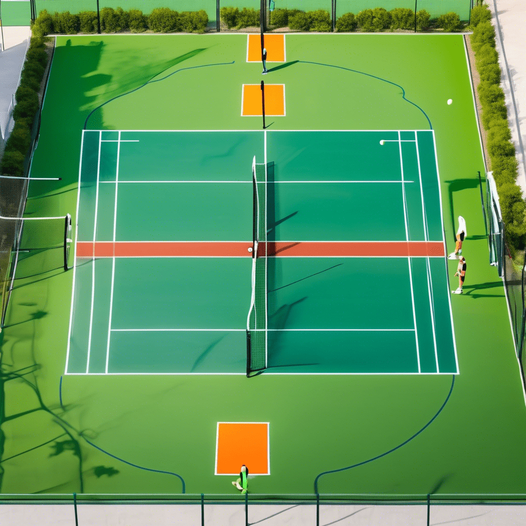 Pickle Ball Court Layout