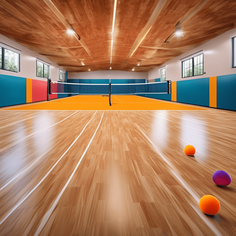 indoor pickle ball