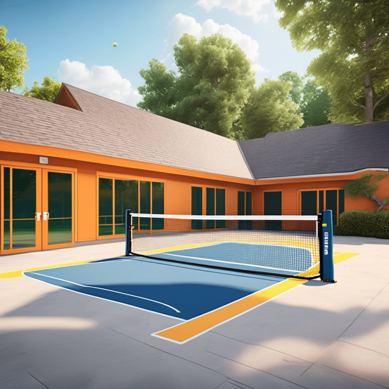 pickle ball court dimension