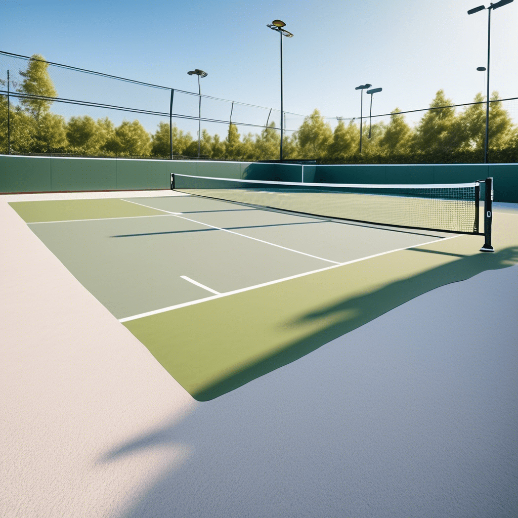 Pickle Ball Court Layout