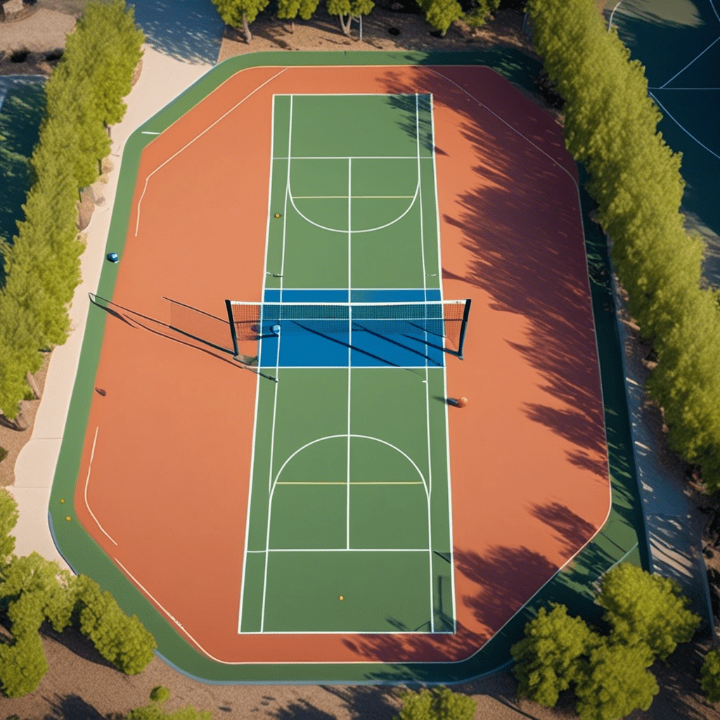 Pickle Ball Court Measurements Diagram