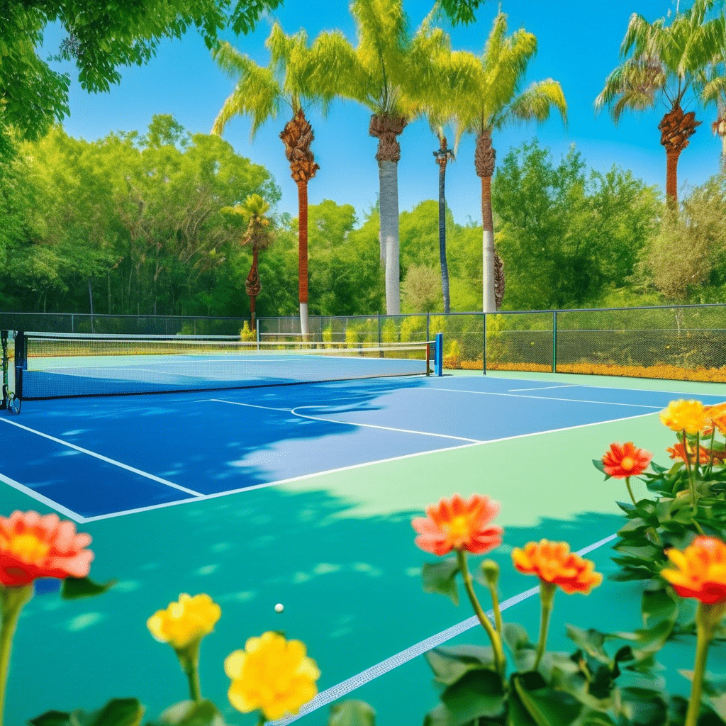 Kids Playing Pickle Ball