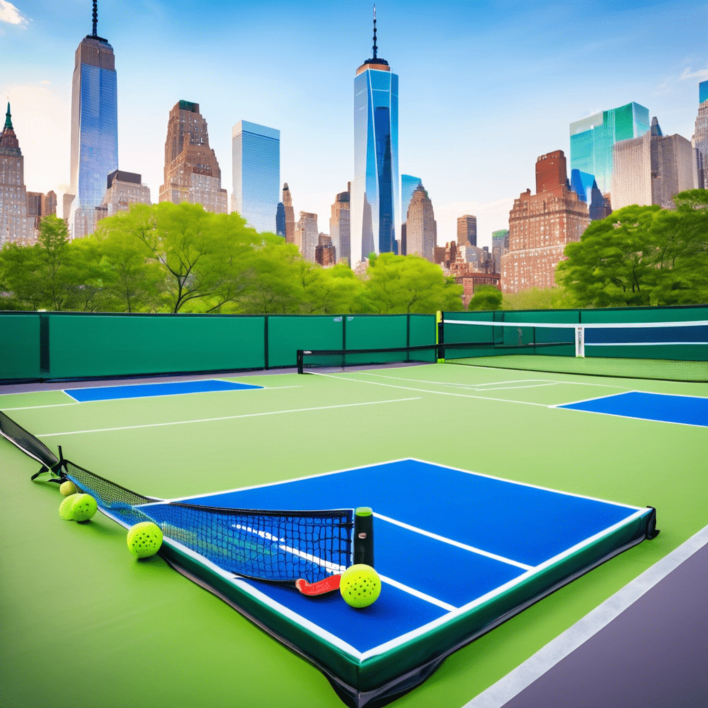 Pickleball equipment in NYC