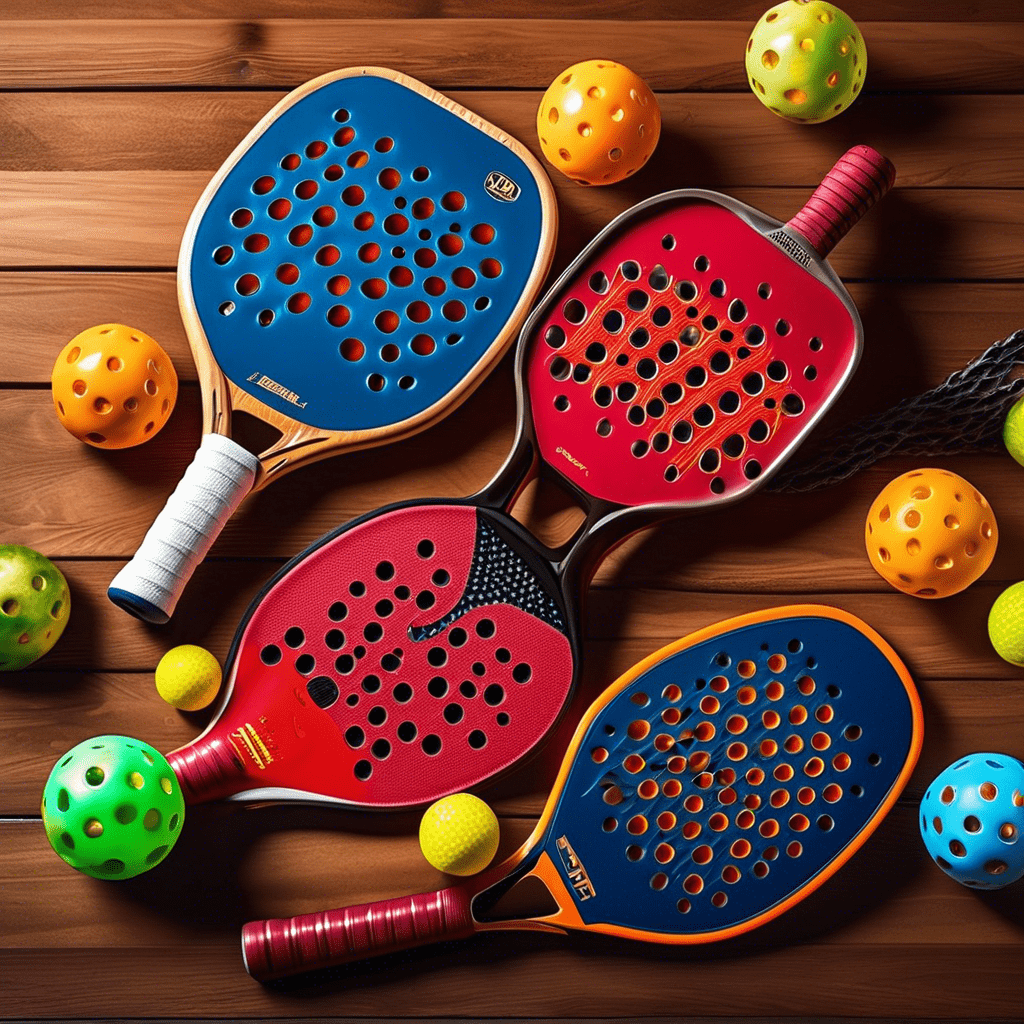 Pickleball Racket Set Components