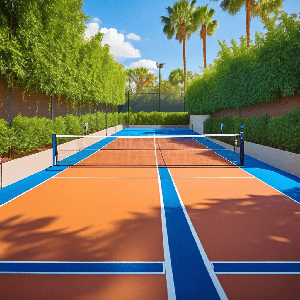 Pickleball court comparison